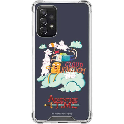 Adult Swim Adventure Time Cloud Kingdom Galaxy A72 5G Clear Case