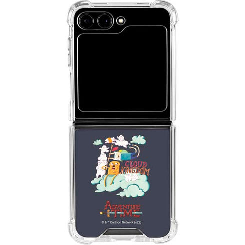 Adult Swim Adventure Time Cloud Kingdom Galaxy Z Flip5 5G Clear Case