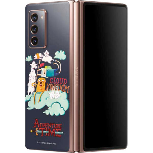 Adult Swim Adventure Time Cloud Kingdom Galaxy Z Fold2 5G Skin