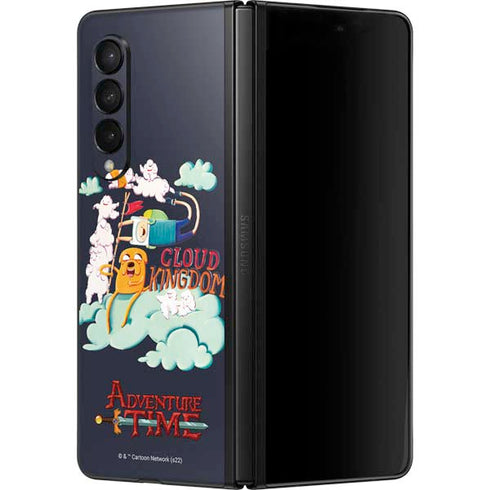Adult Swim Adventure Time Cloud Kingdom Galaxy Z Fold3 5G Skin