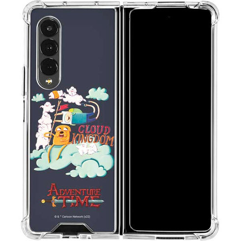 Adult Swim Adventure Time Cloud Kingdom Galaxy Z Fold4 5G Clear Case