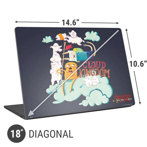 Adult Swim Adventure Time Cloud Kingdom Universal Laptop 18in (14.6 x 10.6in) Skin