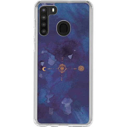 Coded Dreams Galaxy A21 Clear Case