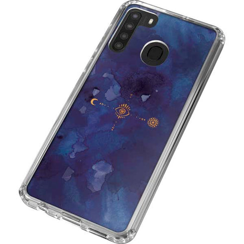 Coded Dreams Galaxy A21 Clear Case