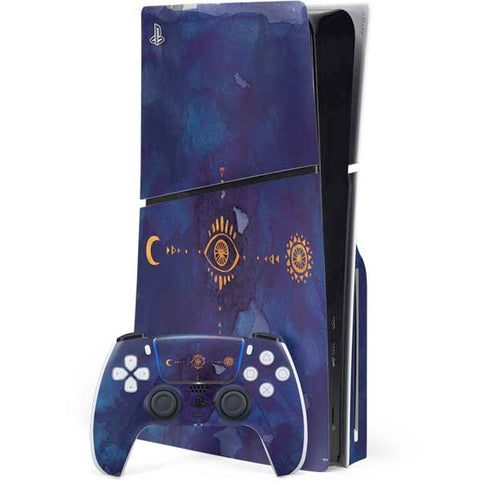 Coded Dreams PS5 Slim Disk Bundle Skin