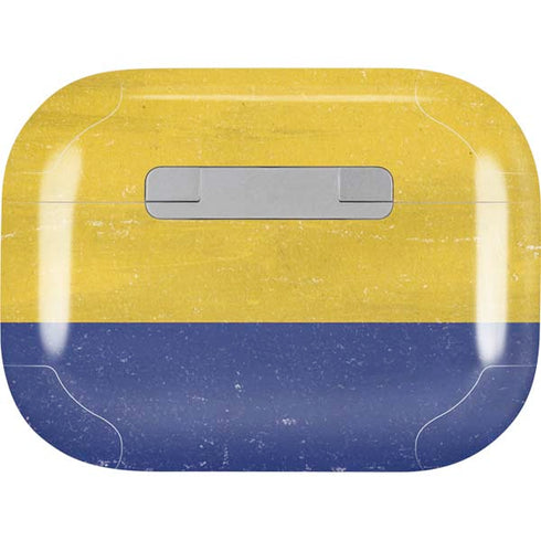 Colombia Flag Distressed AirPods Pro 2nd Gen Skin