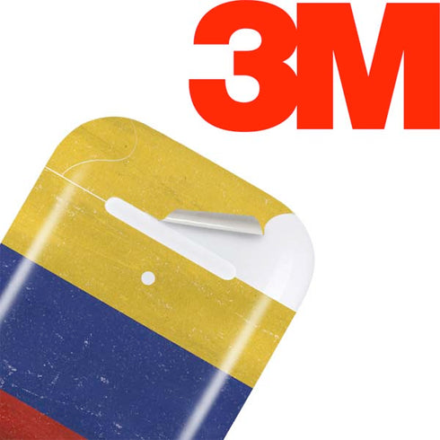 Colombia Flag Distressed Apple AirPods Skin