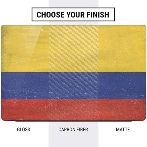 Colombia Flag Distressed Dell Vostro Skin