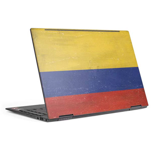 Colombia Flag Distressed HP Envy Skin