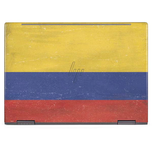 Colombia Flag Distressed HP Envy Skin