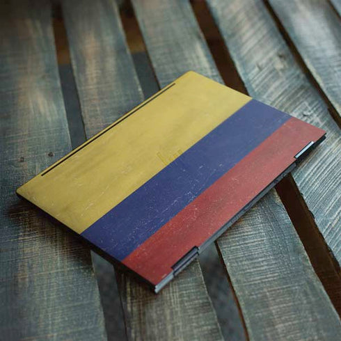 Colombia Flag Distressed HP Envy Skin