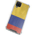 Colombia Flag Distressed Galaxy A12 Clear Case