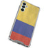Colombia Flag Distressed Galaxy A13 5G Clear Case