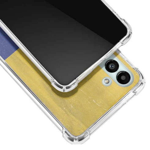 Colombia Flag Distressed Galaxy A13 5G Clear Case