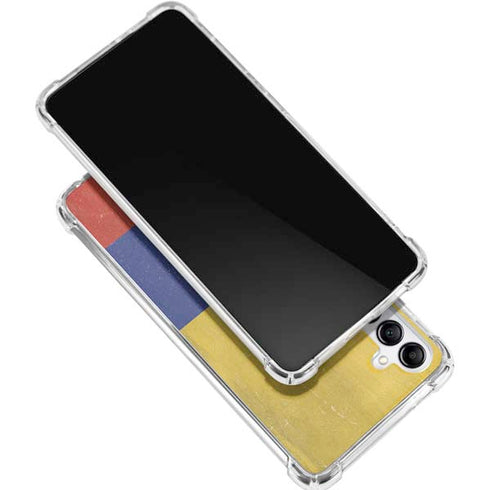Colombia Flag Distressed Galaxy A15 5G Clear Case