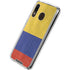 Colombia Flag Distressed Galaxy A30 Clear Case