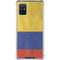 Colombia Flag Distressed Galaxy A51 5G Clear Case