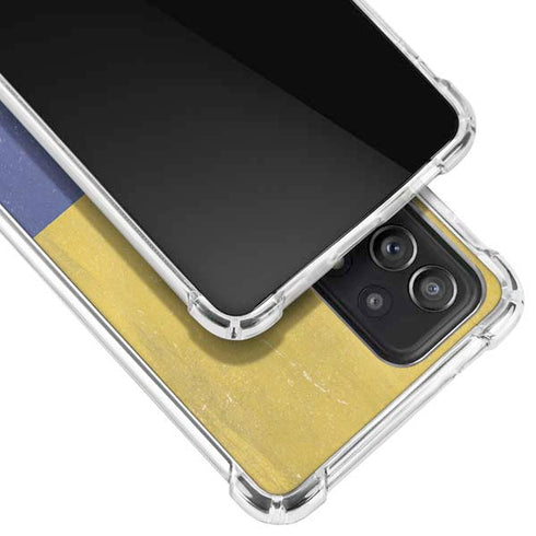 Colombia Flag Distressed Galaxy A52 5G Clear Case