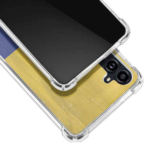 Colombia Flag Distressed Galaxy A54 5G Clear Case