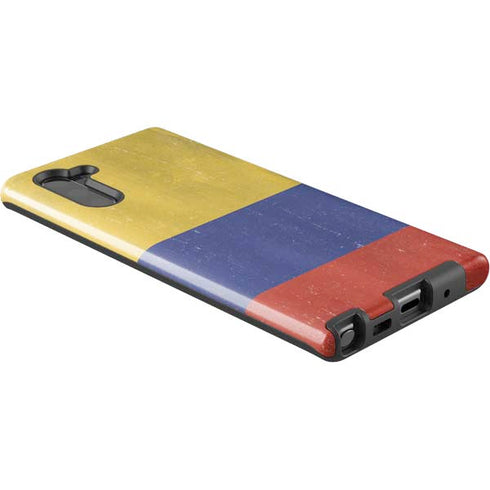 Colombia Flag Distressed Galaxy Note 10 Pro Case