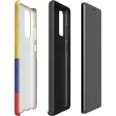 Colombia Flag Distressed Galaxy Note20 5G Pro Case