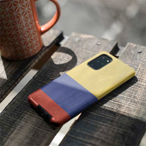 Colombia Flag Distressed Galaxy S20 Plus Pro Case