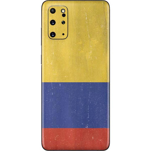 Colombia Flag Distressed Galaxy S20 Plus Skin