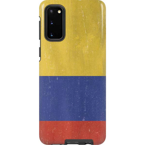 Colombia Flag Distressed Galaxy S20 Pro Case