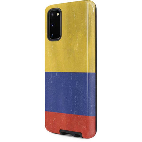 Colombia Flag Distressed Galaxy S20 Pro Case