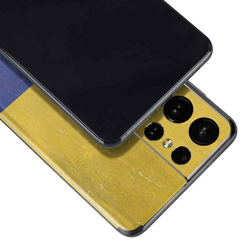 Colombia Flag Distressed Galaxy S21 Ultra 5G Skin