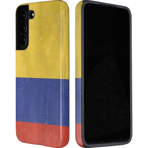 Colombia Flag Distressed Galaxy S22 Pro Case