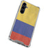 Colombia Flag Distressed Galaxy S23 FE Clear Case