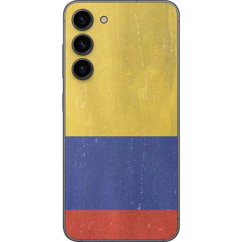 Colombia Flag Distressed Galaxy S23 Plus Skin