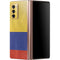 Colombia Flag Distressed Galaxy Z Fold2 5G Skin