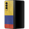 Colombia Flag Distressed Galaxy Z Fold3 5G Skin