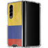 Colombia Flag Distressed Galaxy Z Fold4 5G Clear Case