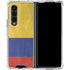 Colombia Flag Distressed Galaxy Z Fold4 5G Clear Case