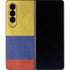 Colombia Flag Distressed Galaxy Z Fold4 5G Skin