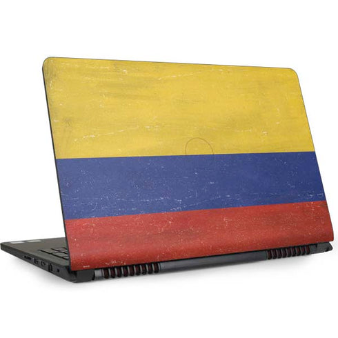 Colombia Flag Distressed Dell Inspiron Skin