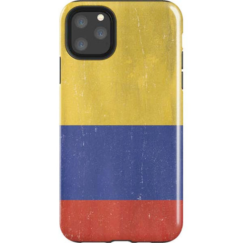 Colombia Flag Distressed iPhone 11 Pro Max Impact Case