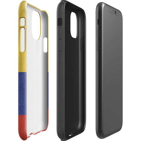 Colombia Flag Distressed iPhone 11 Pro Max Impact Case