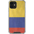 Colombia Flag Distressed iPhone 12 Clear Case