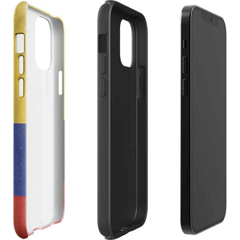 Colombia Flag Distressed iPhone 12 Impact Case