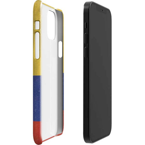 Colombia Flag Distressed iPhone 12 Mini Lite Case