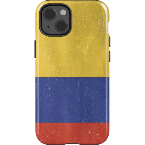 Colombia Flag Distressed iPhone 13 Impact Case
