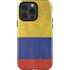 Colombia Flag Distressed iPhone 13 Pro Impact Case