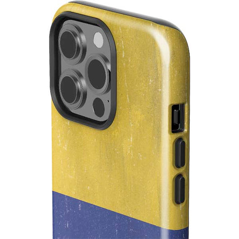 Colombia Flag Distressed iPhone 13 Pro Impact Case