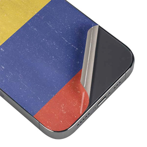 Colombia Flag Distressed iPhone 13 Pro Max Skin