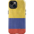 Colombia Flag Distressed iPhone 15 Plus Impact Case