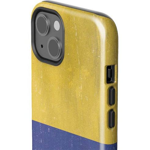 Colombia Flag Distressed iPhone 15 Impact Case